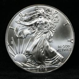 2016 Silver Eagle Dollar $1 Grades Gem+++ Unc