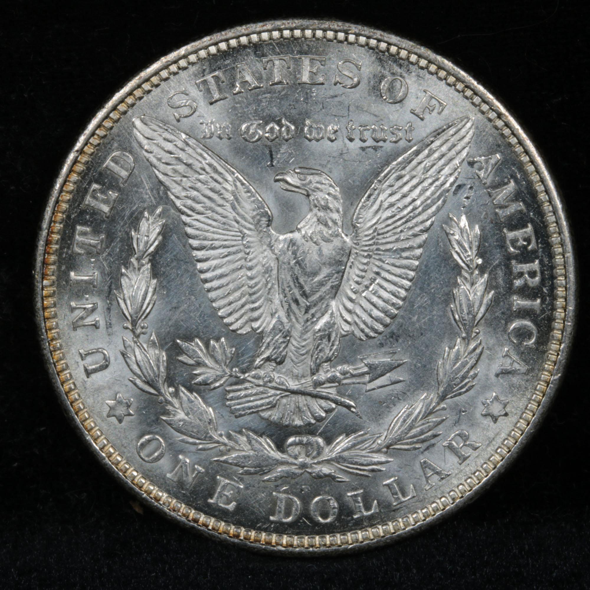 ***Auction Highlight*** 1921-d Morgan Dollar $1 Graded Choice Unc PL by USCG (fc)