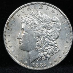 1885-p Morgan Dollar $1 Grades Select Unc