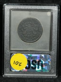 ***Auction Highlight*** 1802 Draped Bust Large Cent 1c Graded vf++ by USCG (fc)