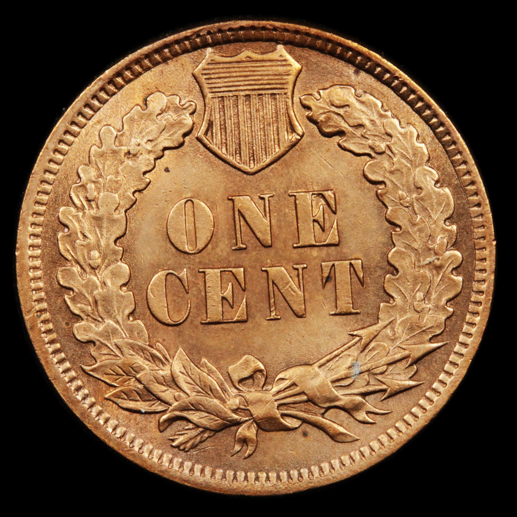 ***Auction Highlight*** 1901 Indian Cent 1c Graded GEM+ Unc RD by USCG (fc)