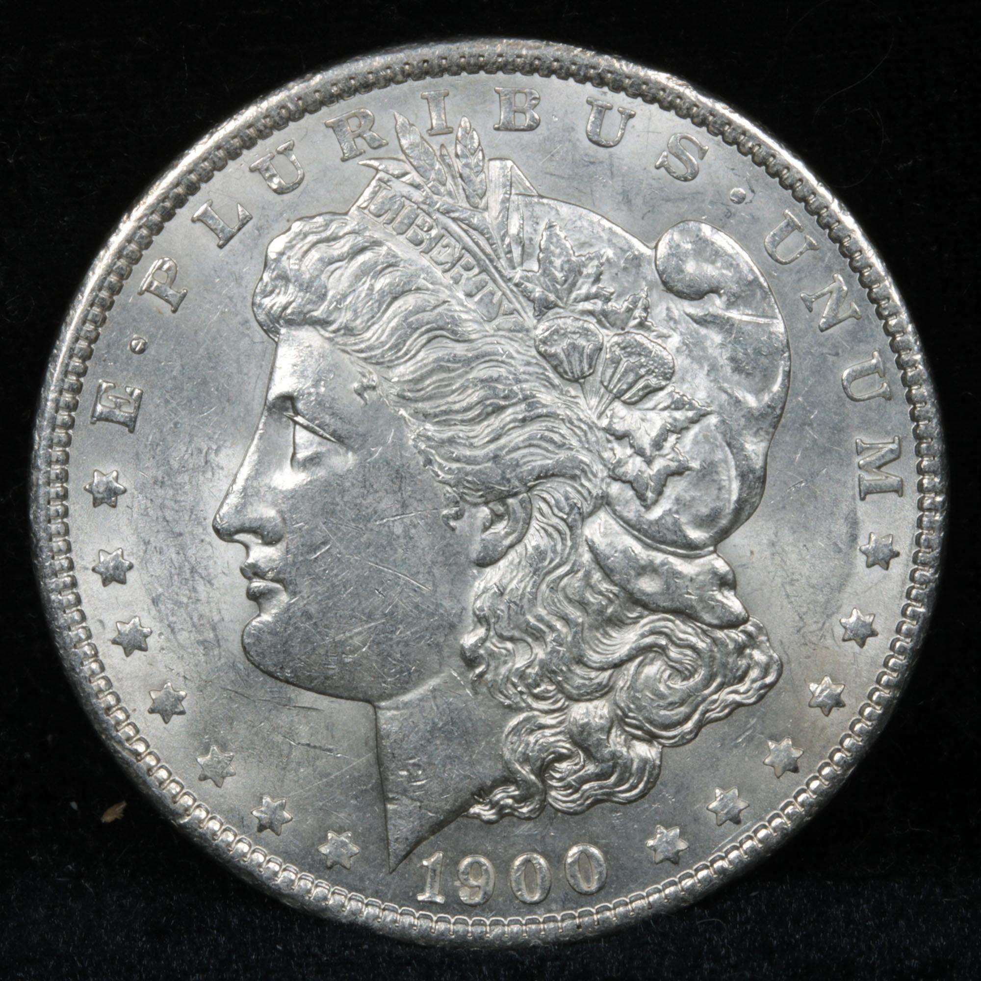 1900-p Morgan Dollar $1 Grades Select Unc