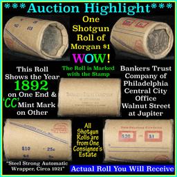 ***Auction Highlight*** Morgan dollar roll ends 1892 & 'cc', Better than average circ (fc)