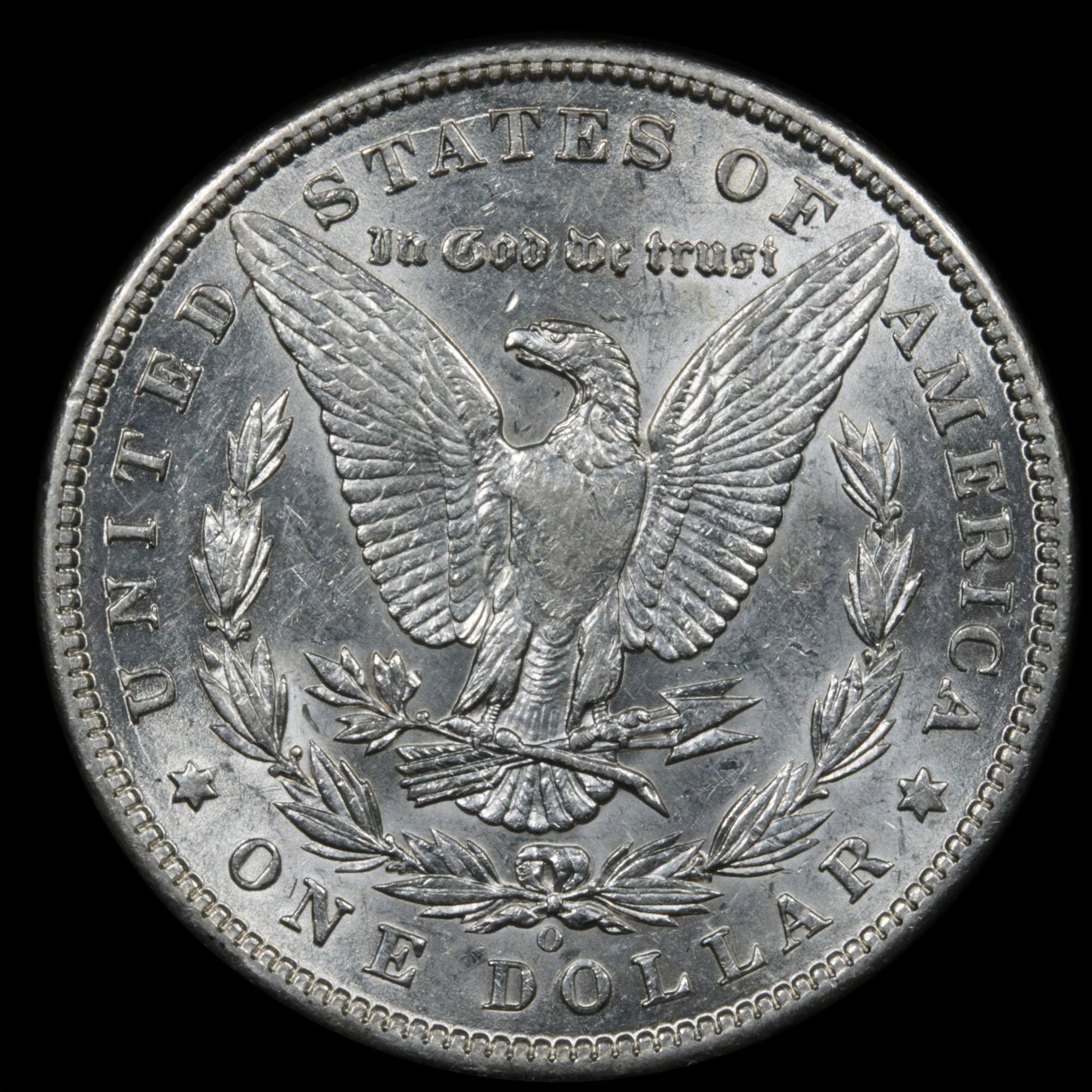 ***Auction Highlight*** 1897-o Morgan Dollar $1 Graded Select Unc by USCG (fc)