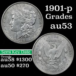 1901-p Morgan Dollar $1 Grades Select AU (fc)