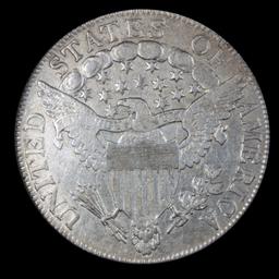 ***Auction Highlight*** 1807 Draped Bust Half Dollar 50c Graded AU, Almost Unc by USCG