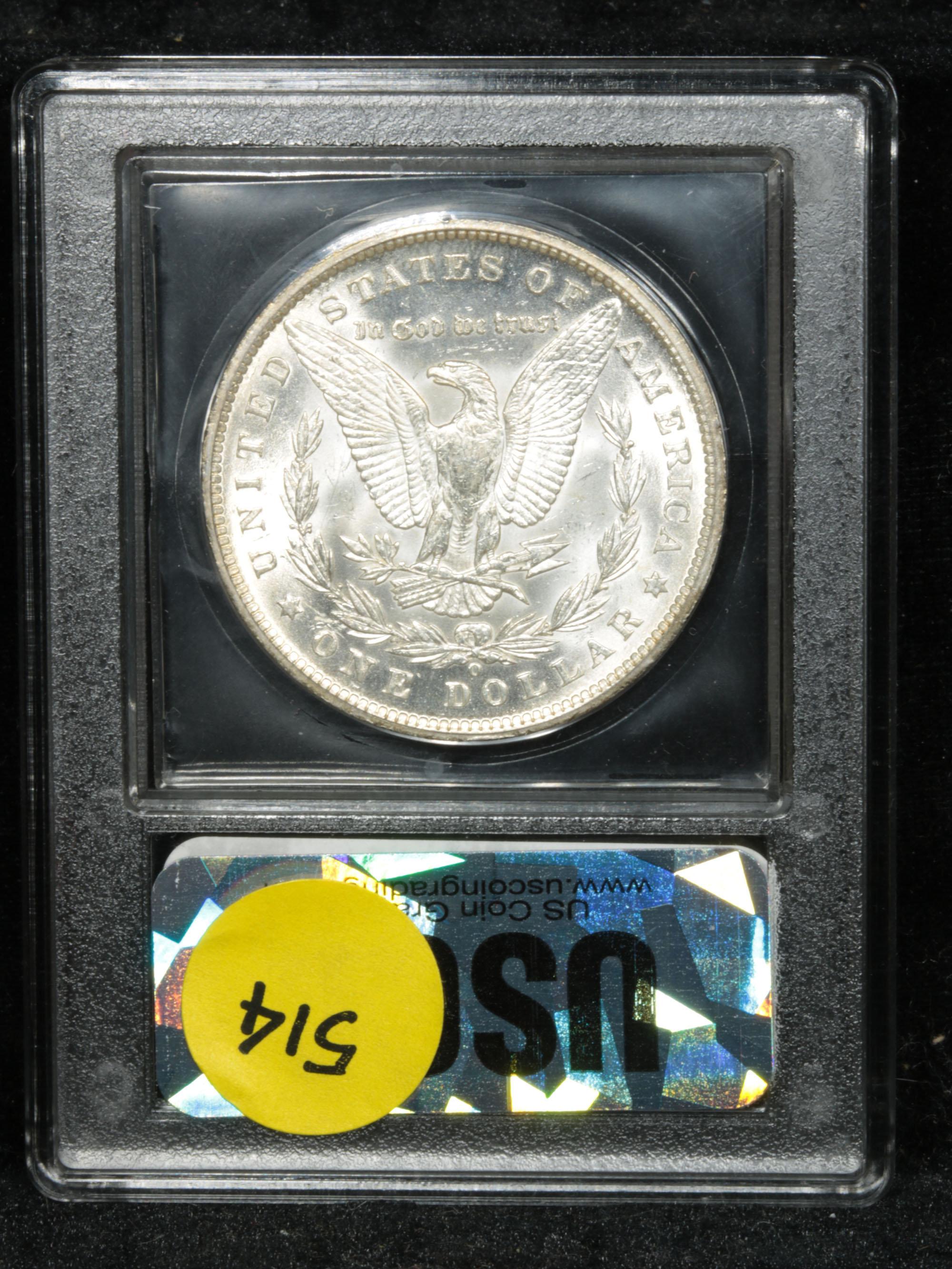 ***Auction Highlight*** 1890-o Morgan Dollar $1 Graded GEM Unc by USCG (fc)