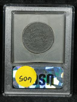 ***Auction Highlight*** 1798 Draped Bust Large Cent 1c Graded xf+ by USCG (fc)