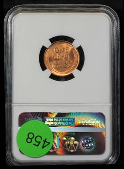 NGC 1944-d Lincoln Cent 1c Graded ms65 rd By NGC