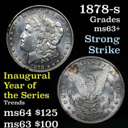 1878-s Morgan Dollar $1 Grades Select+ Unc