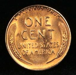 1955-s Lincoln Cent 1c Grades GEM+ Unc RD