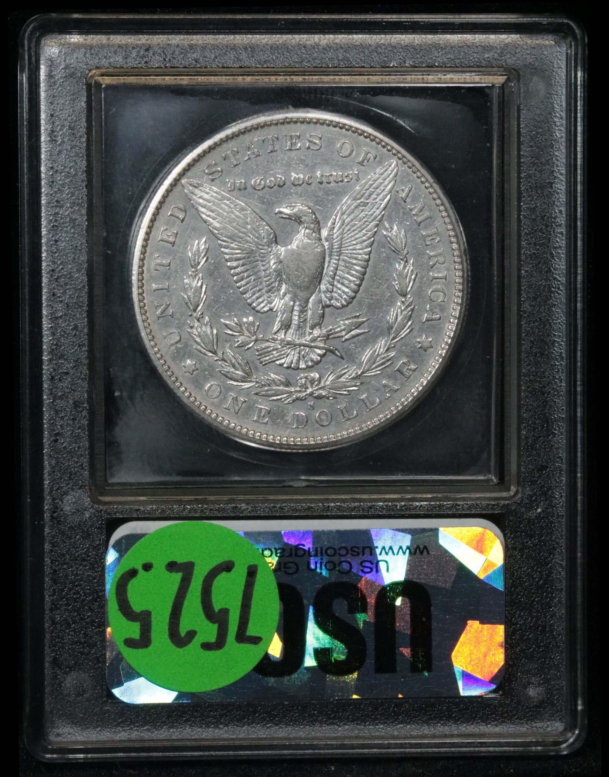 ***Auction Highlight*** 1892-s Morgan Dollar $1 Graded AU, Almost Unc by USCG (fc)