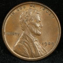 1909 VDB Lincoln Cent 1c Grades Choice Unc BN