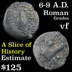 6-9 A.D. Roman Grades vf, very fine