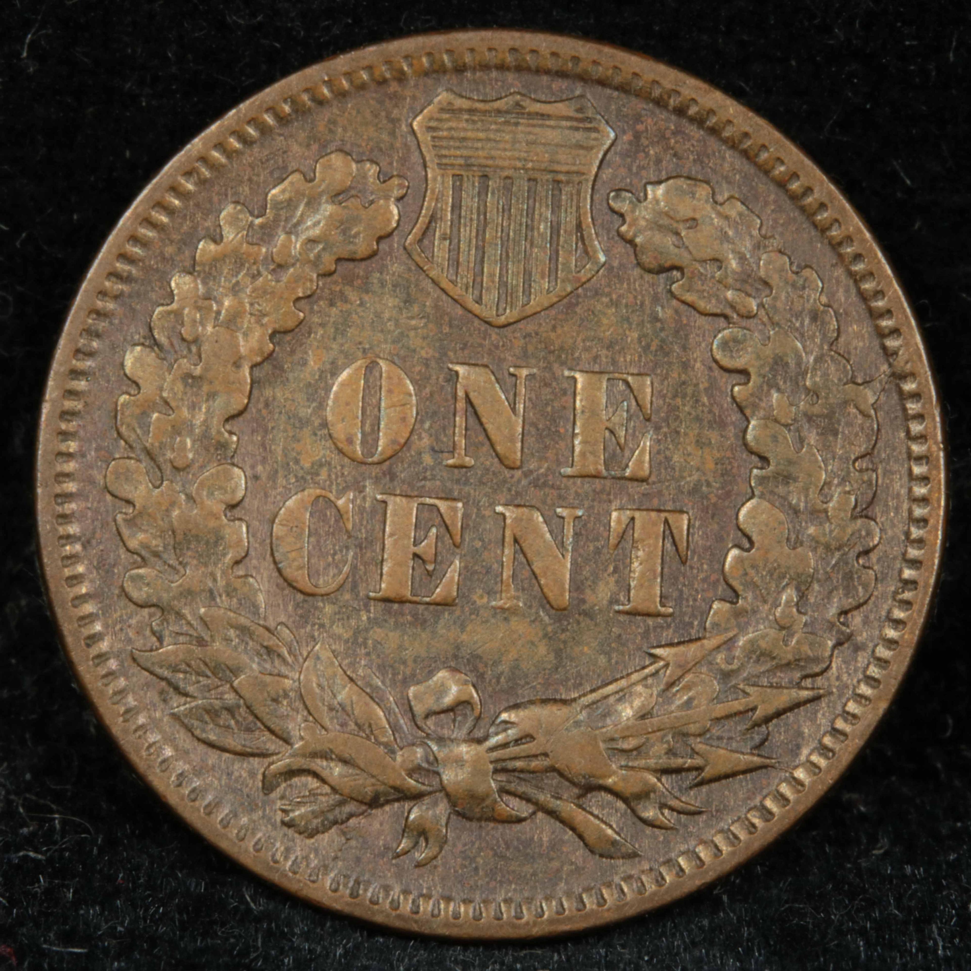 1905 Indian Cent 1c Grades xf