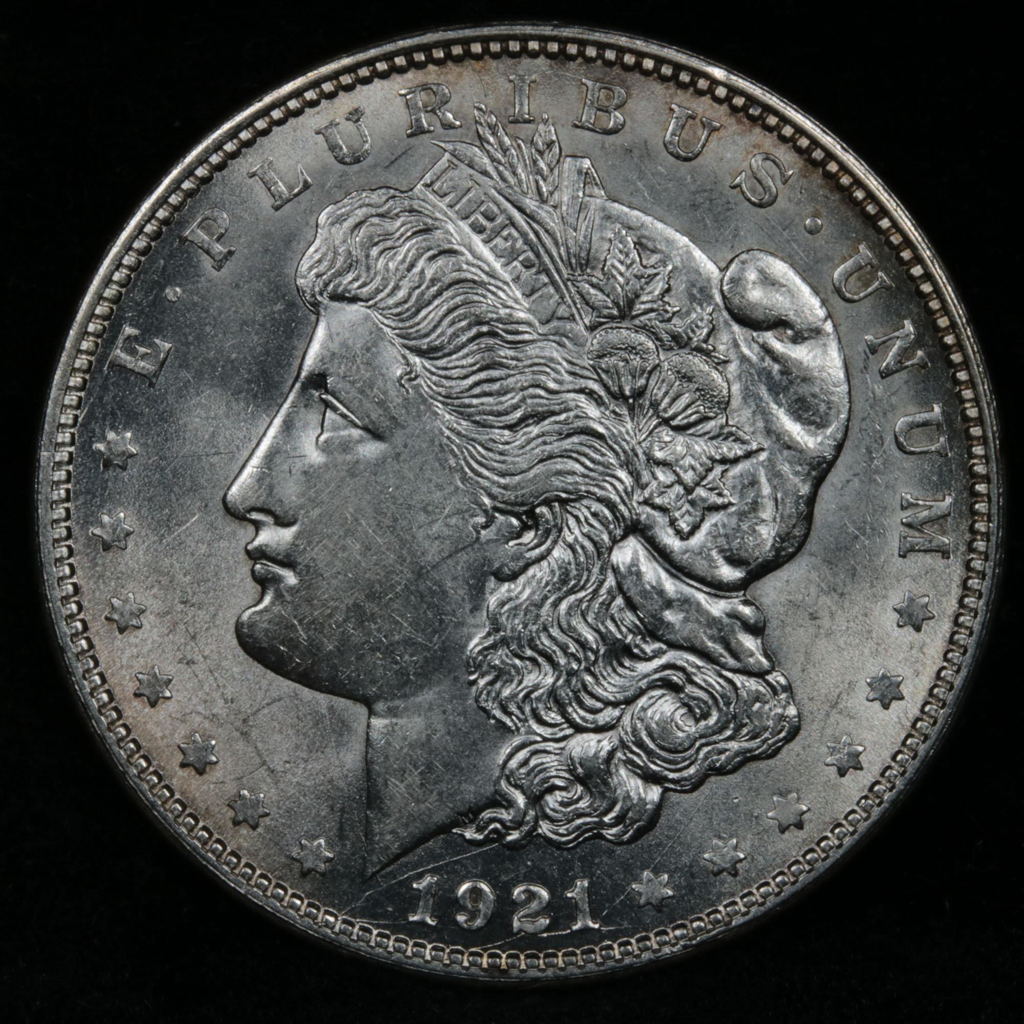 1921-d Morgan Dollar $1 Grades Select+ Unc
