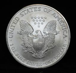 2005 Silver Eagle Dollar $1 Grades GEM+ Unc