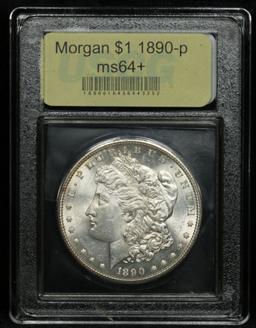 ***Auction Highlight*** 1890-p Morgan Dollar $1 Graded Choice+ Unc by USCG (fc)