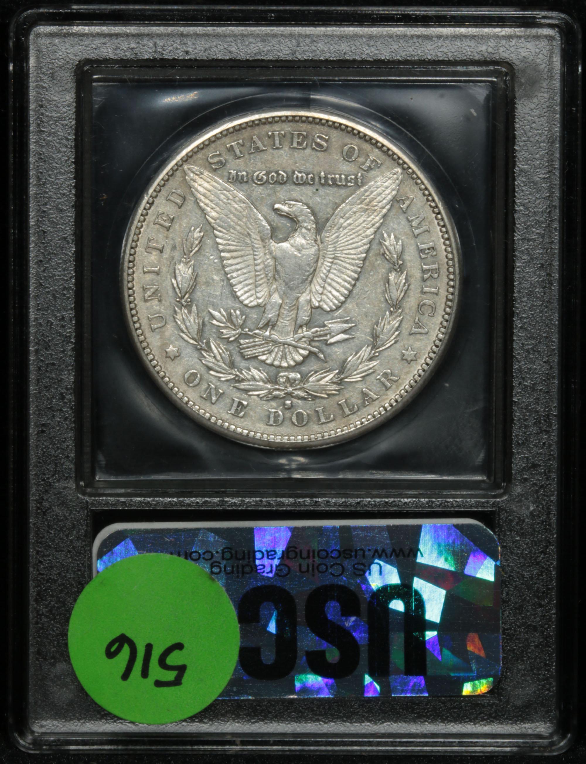 ***Auction Highlight*** Key Date 1884-s Morgan Dollar $1 Graded Choice AU/BU Slider by USCG (fc)