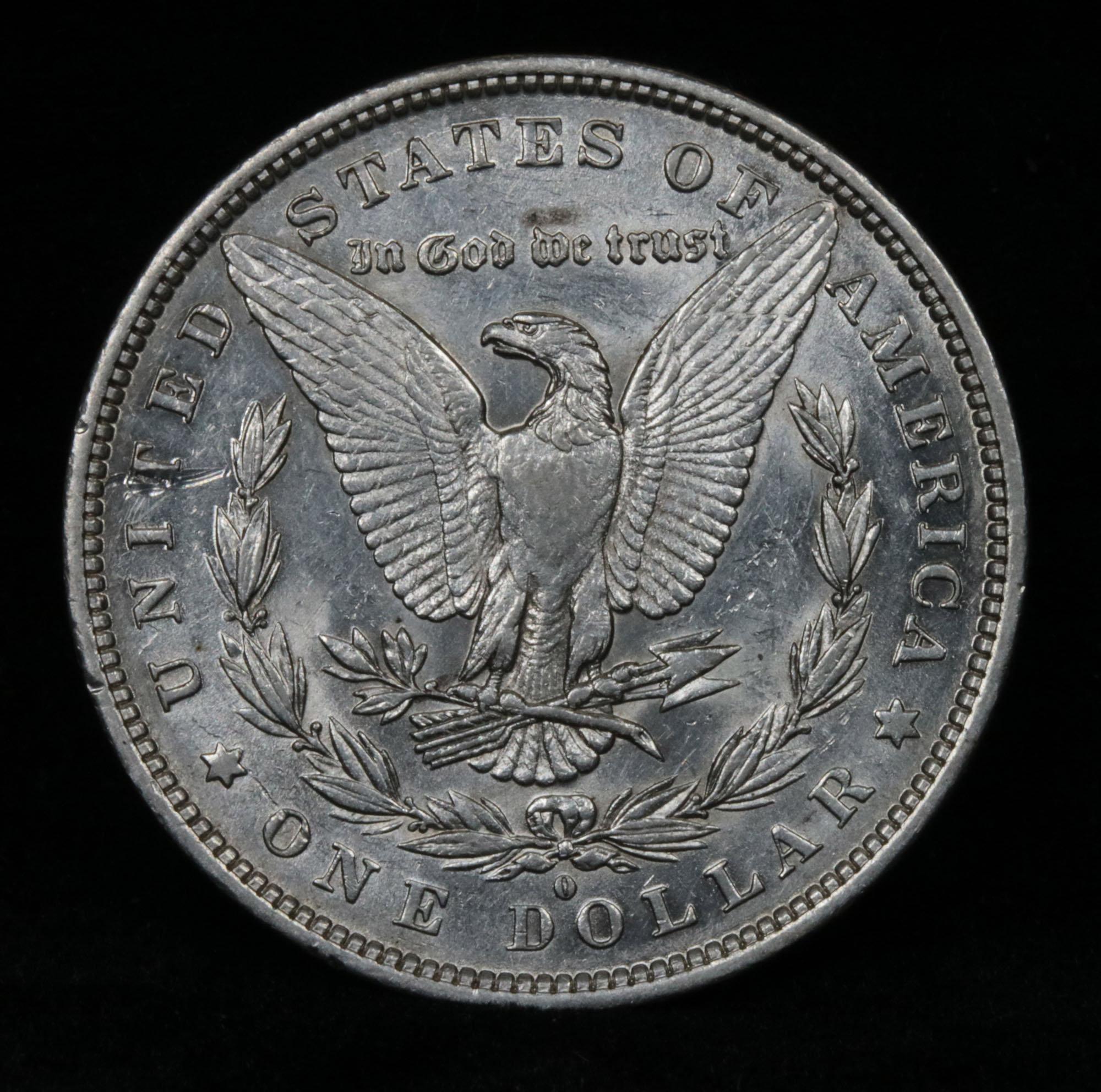 ***Auction Highlight*** 1882-o/s Morgan Dollar $1 Grades Select Unc (fc)