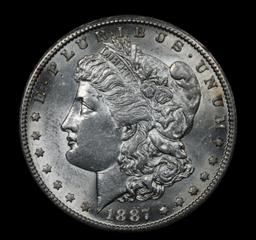 ***Auction Highlight*** 1887-s Morgan Dollar $1 Graded Select+ Unc by USCG (fc)