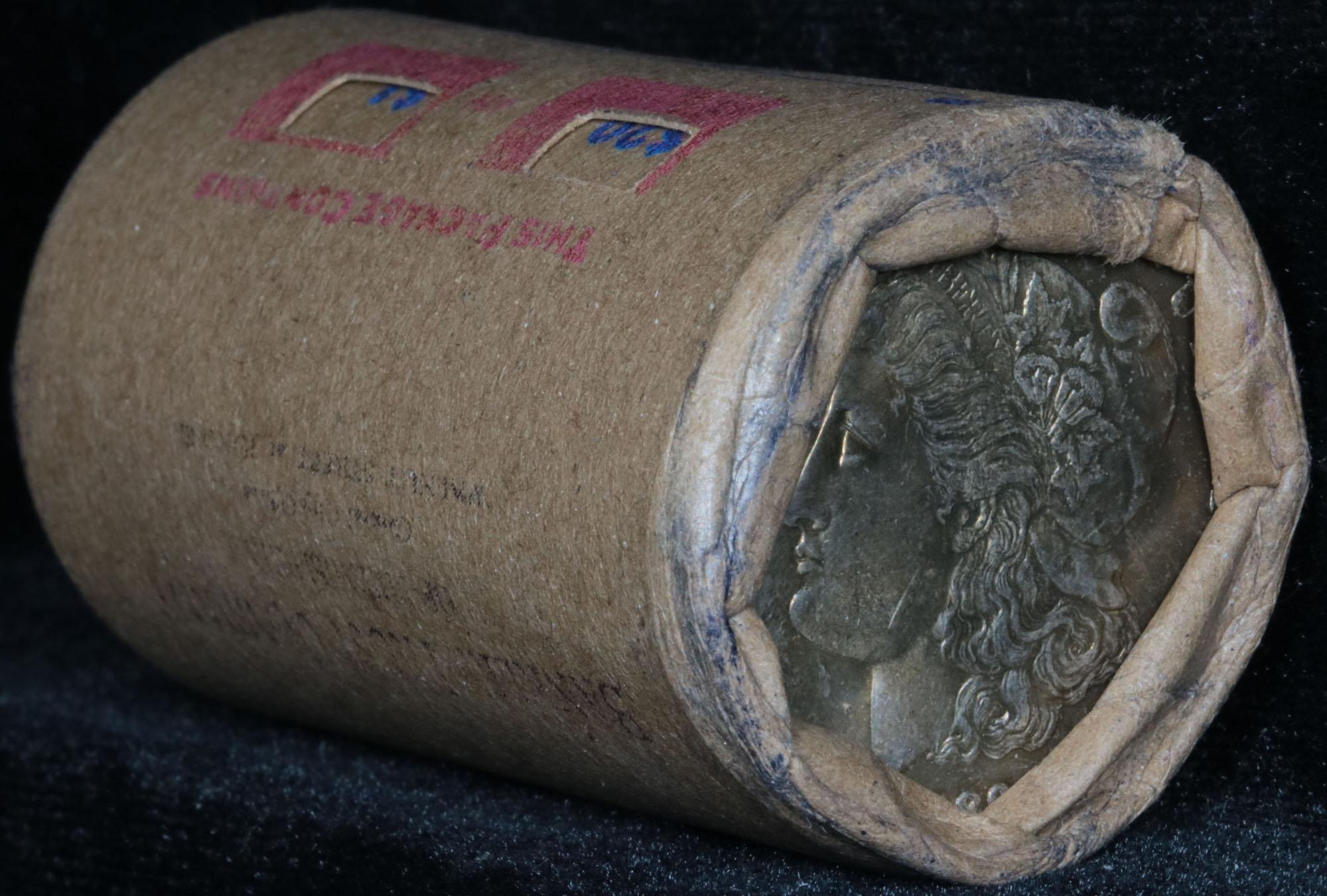 *Auction Highlight* Incredible Find, Unc Morgan $1 Shotgun Roll 1889 one end/cc mint other end (fc)