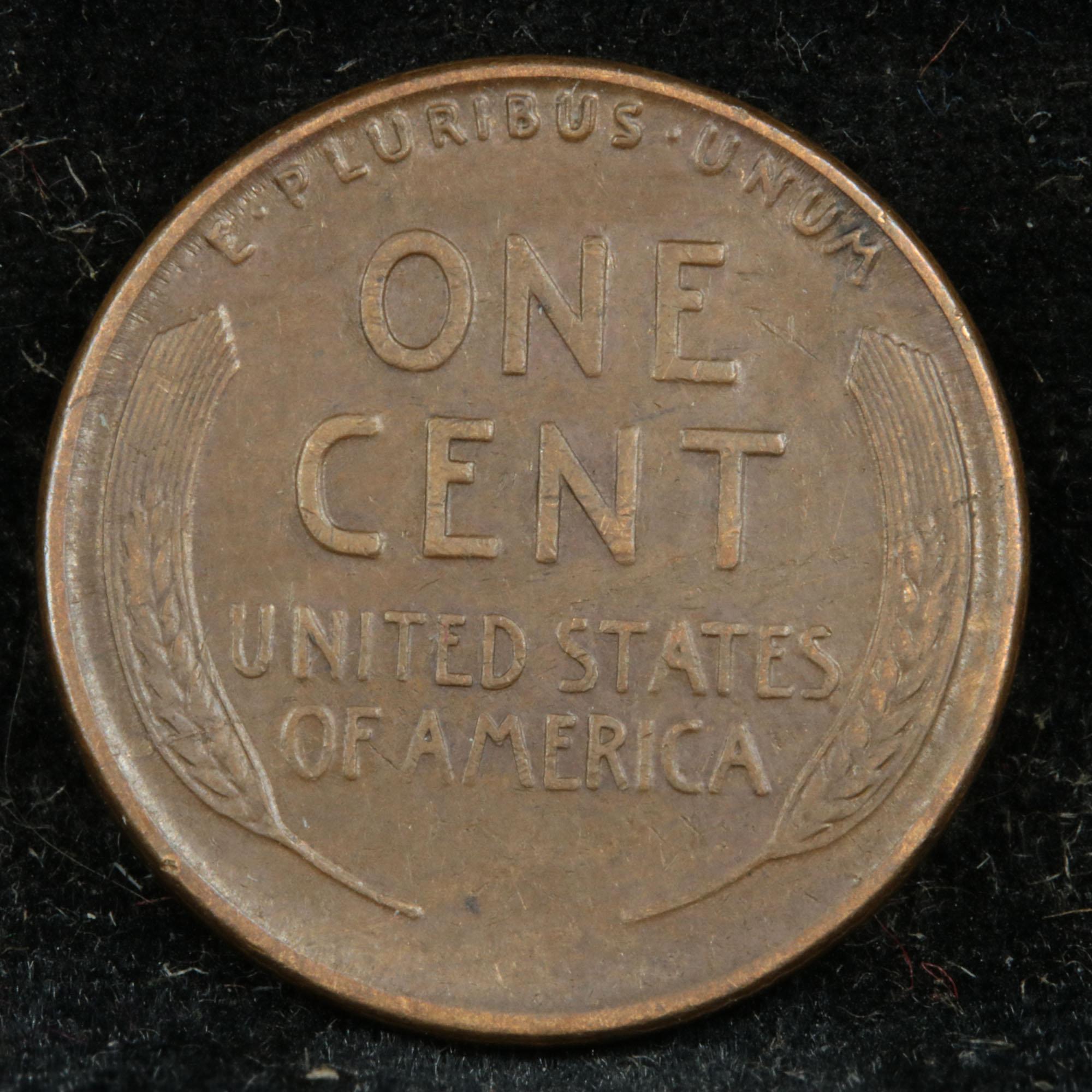 1924-s Lincoln Cent 1c Grades xf+