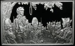 Bicentennial Council 13 orig States Ingot #30, Execution Of Nathan Hale - 1.84 oz sterling silver