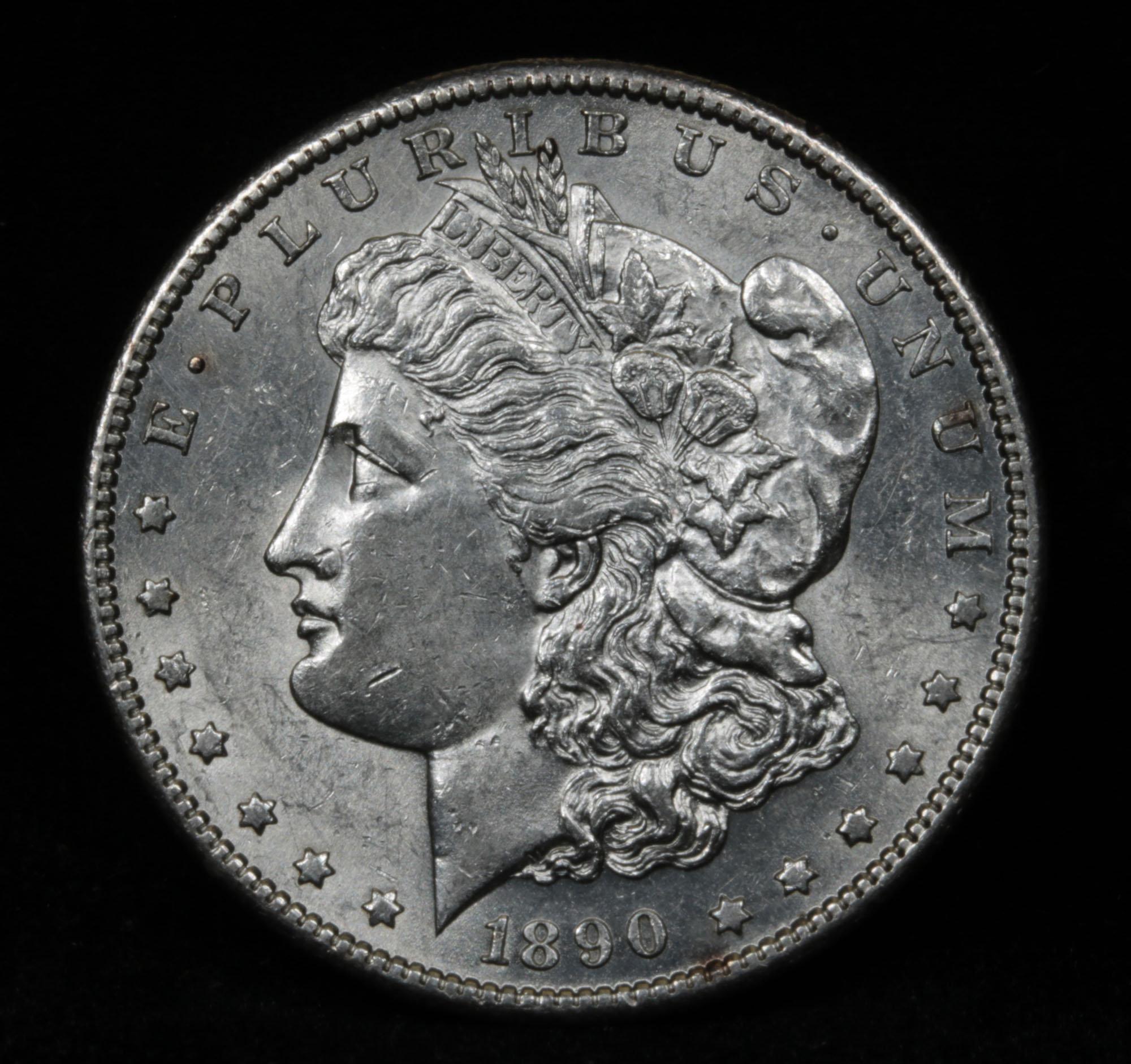 1890-s Morgan Dollar $1 Grades Select+ Unc (fc)