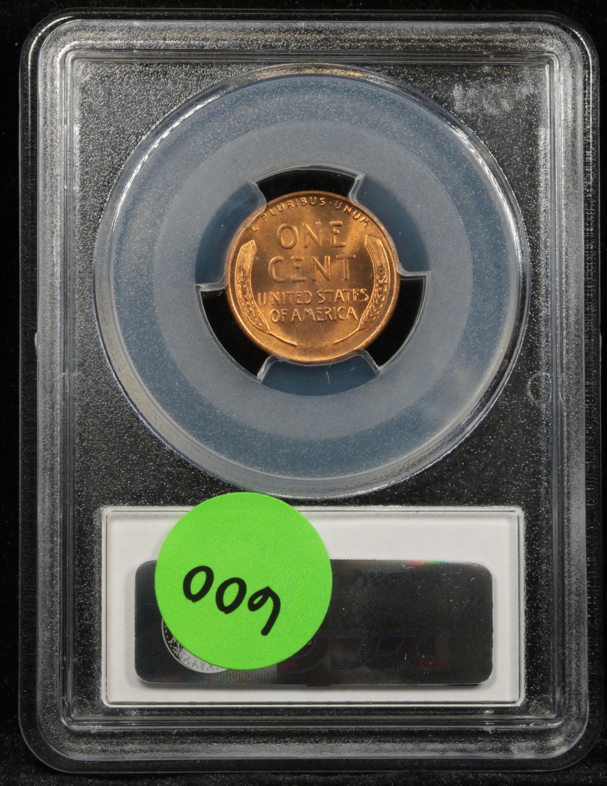 PCGS 1945-s Lincoln Cent 1c Graded ms66 RD By PCGS