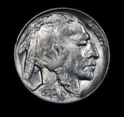 ***Auction Highlight*** TOP POP! 1930-p Buffalo Nickel 5c Graded Gem++ Unc by USCG (fc)