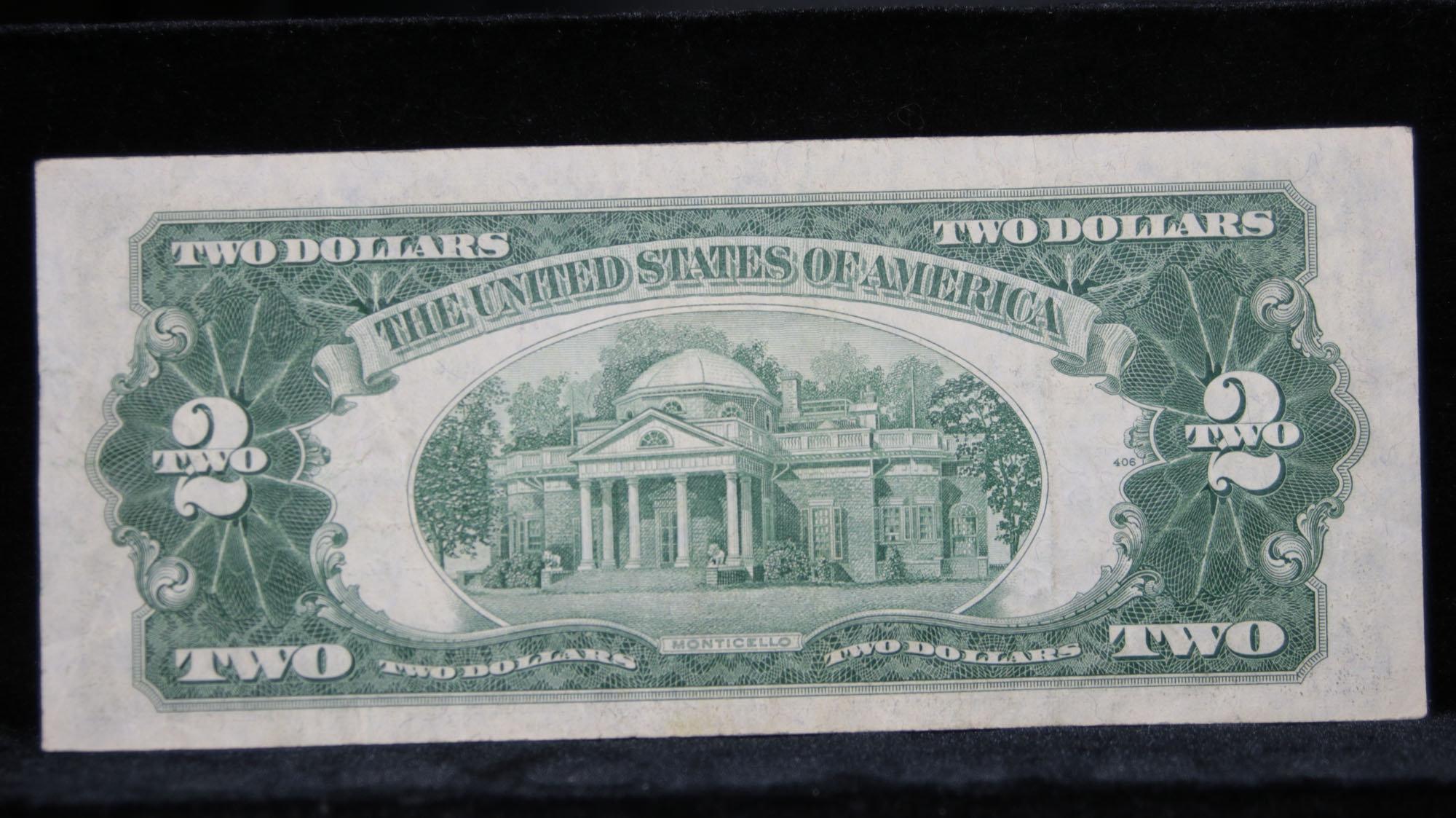 1953 B $2 Red Seal Legal Tender Note Grades Choice AU/BU Slider