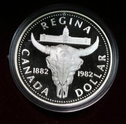 1982 Royal Canadian Mint Regina Centennial   Grades pf69