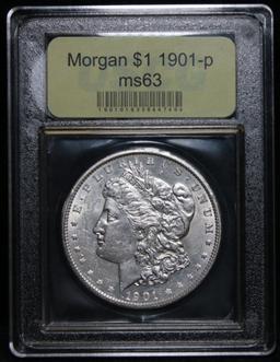 ***Auction Highlight*** 1901-p Morgan Dollar $1 Graded Select Unc by USCG (fc)