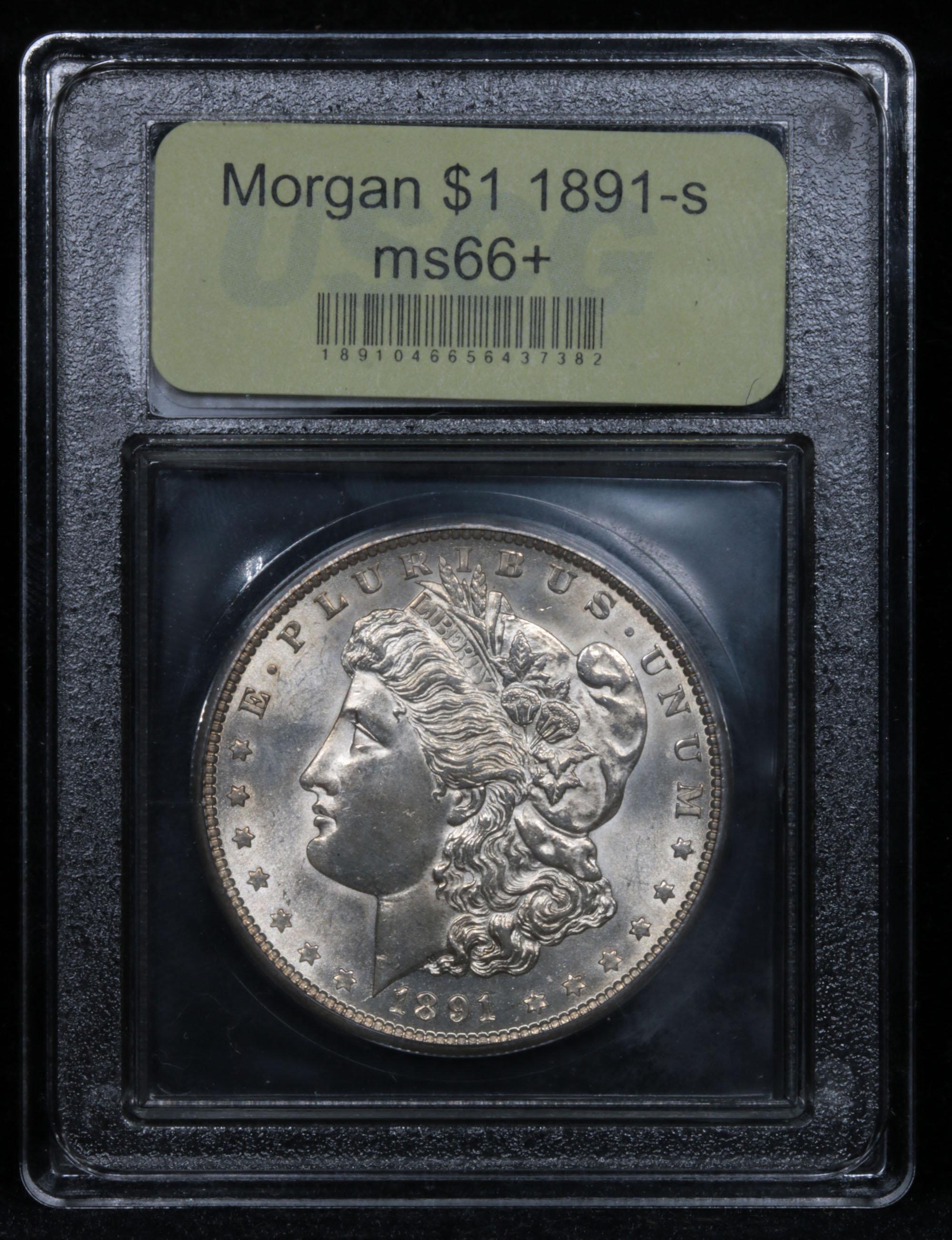 ***Auction Highlight*** 1891-s Morgan Dollar $1 Graded GEM++ Unc By USCG (fc)