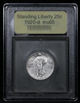 ***Auction Highlight*** 1920-d Standing Liberty Quarter 25c Graded GEM Unc By USCG (fc)