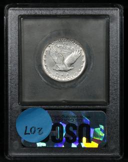 ***Auction Highlight*** 1920-d Standing Liberty Quarter 25c Graded GEM Unc By USCG (fc)