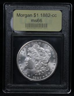 ***Auction Highlight*** 1882-cc Morgan Dollar $1 Graded GEM+ Unc By USCG (fc)