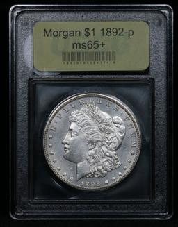 ***Auction Highlight*** 1892-p Morgan Dollar $1 Graded GEM+ Unc By USCG (fc)