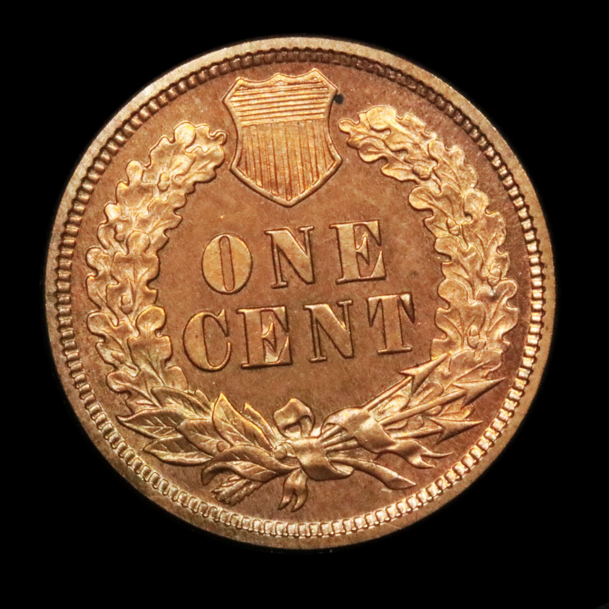 ***Auction Highlight*** 1872 Indian Cent 1c Graded Gem+ Proof RD By USCG (fc)