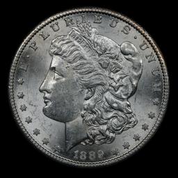 ***Auction Highlight*** 1889-s Morgan Dollar $1 Graded Choice+ Unc By USCG (fc)