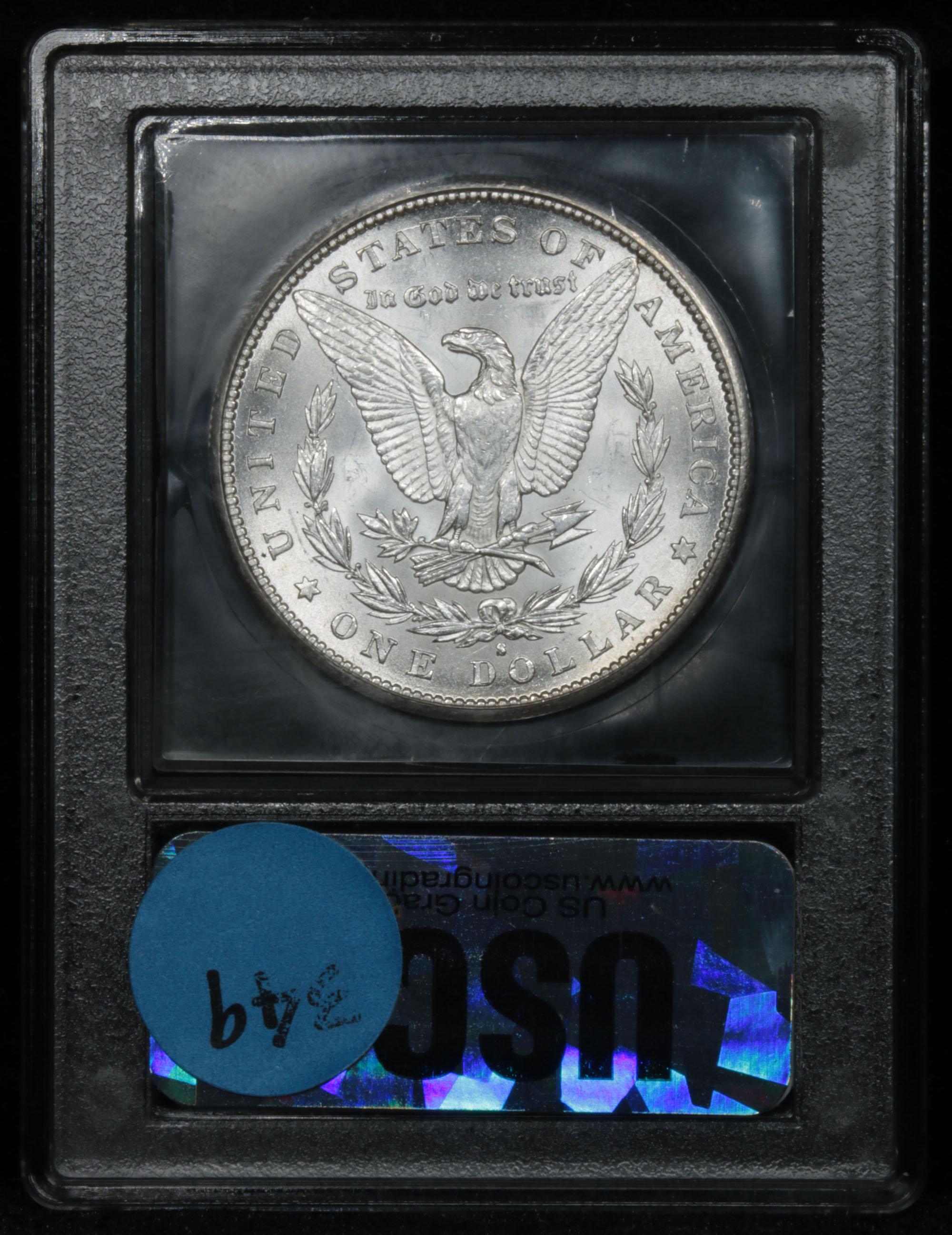 ***Auction Highlight*** 1889-s Morgan Dollar $1 Graded Choice+ Unc By USCG (fc)