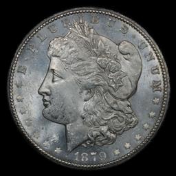 ***Auction Highlight*** 1879-cc Morgan Dollar $1 Graded Choice Unc PL By USCG (fc)