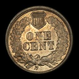 ***Auction Highlight*** 1863 Indian Cent 1c Graded GEM Unc By USCG (fc)