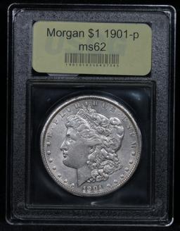 ***Auction Highlight*** 1901-p Morgan Dollar $1 Graded Select Unc By USCG (fc)