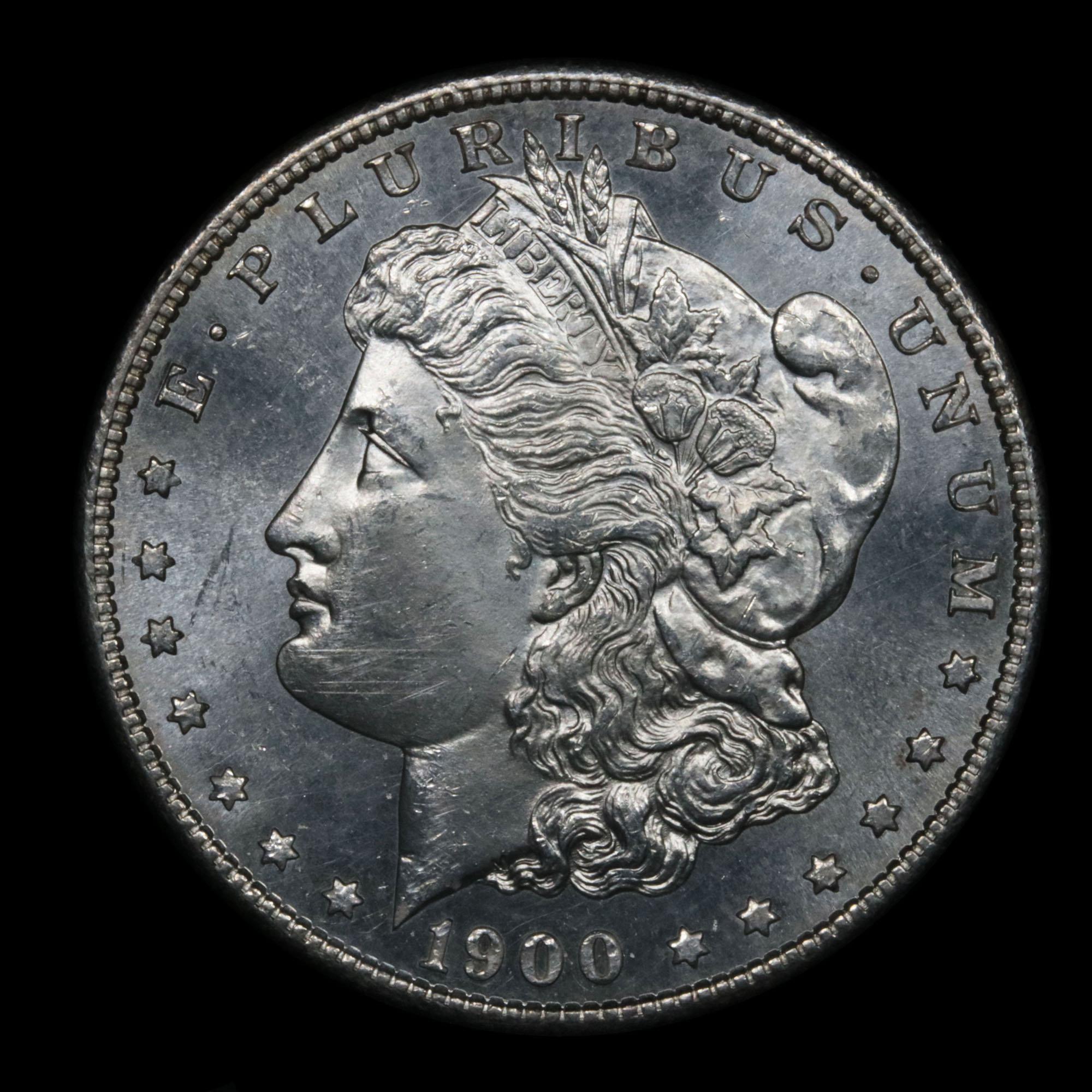 ***Auction Highlight*** 1900-s Morgan Dollar $1 Graded GEM+ DMPL By USCG (fc)