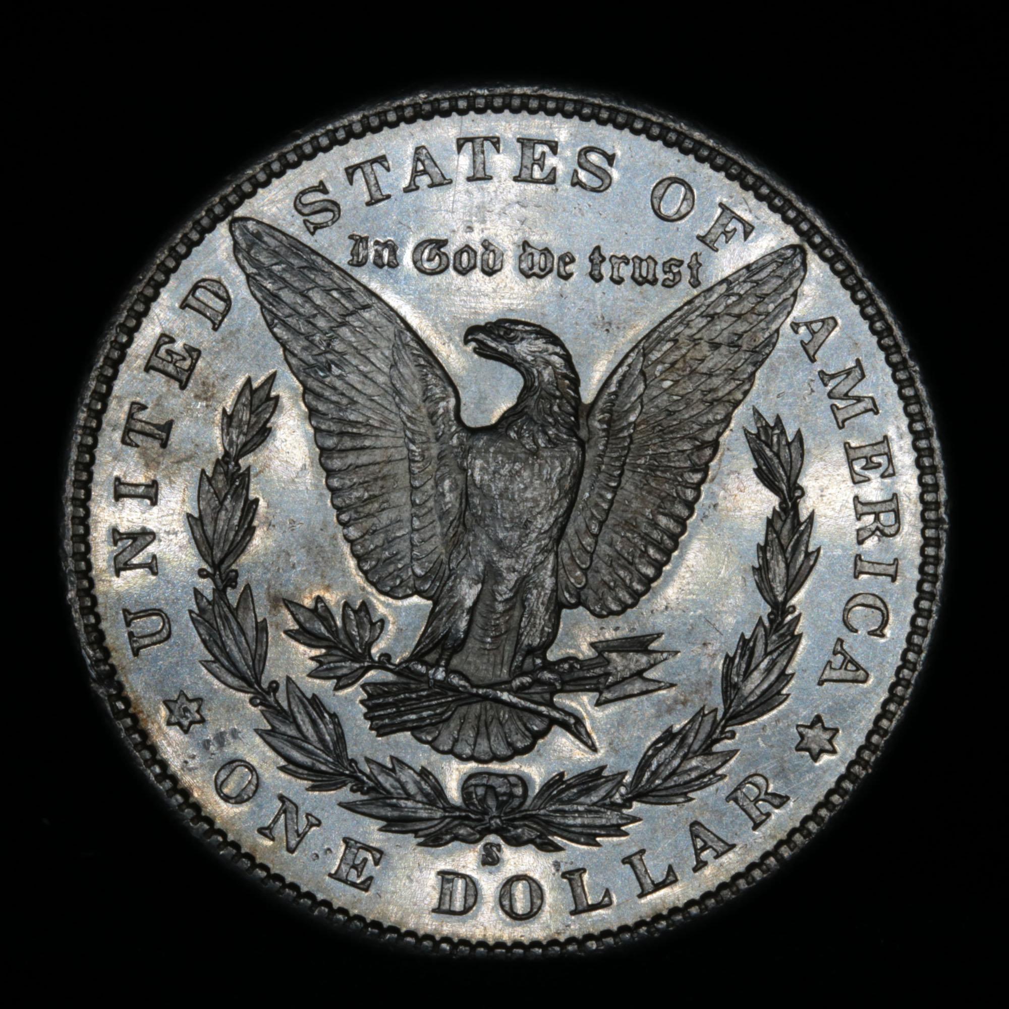 ***Auction Highlight*** 1900-s Morgan Dollar $1 Graded GEM+ DMPL By USCG (fc)