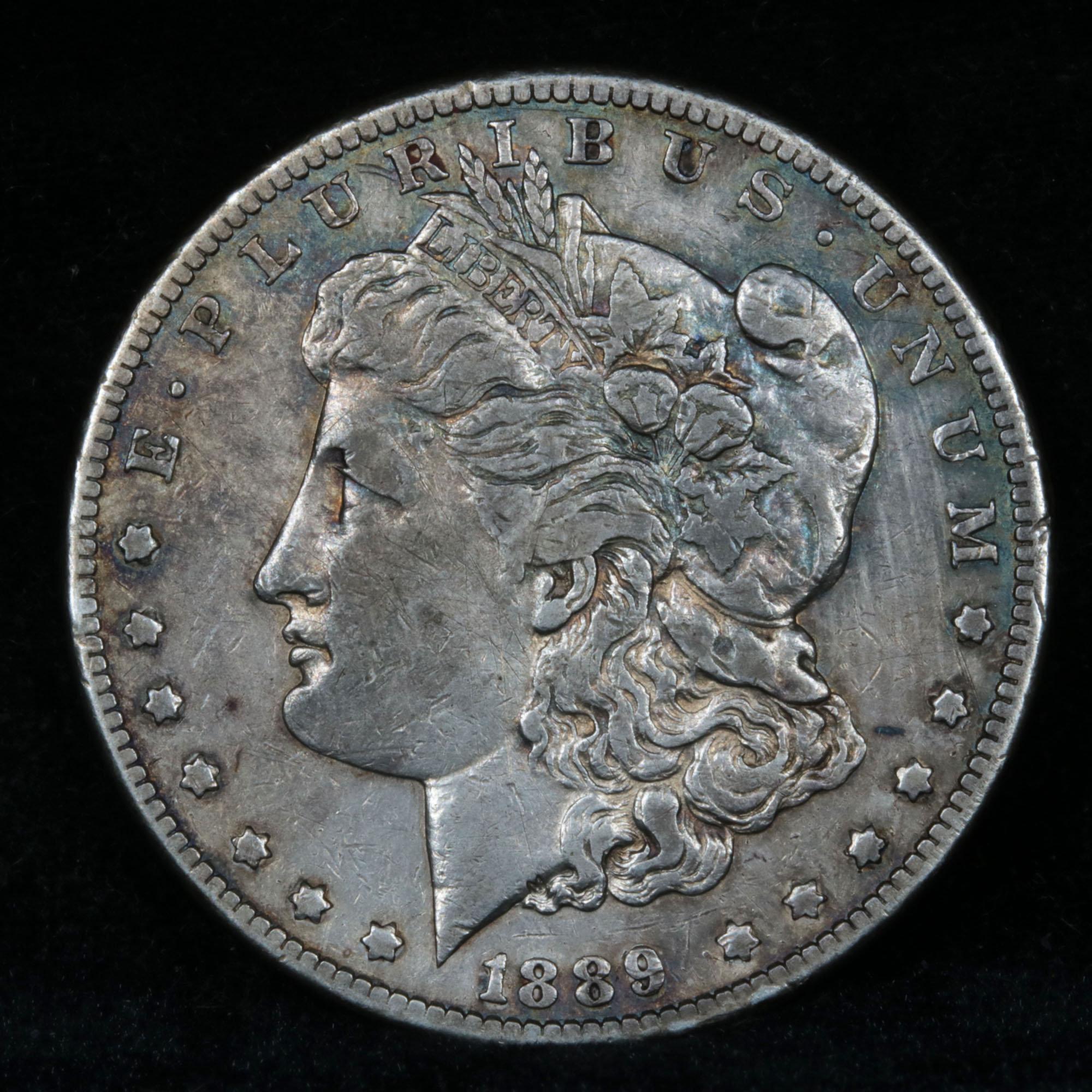 ***Auction Highlight*** 1889-cc Morgan Dollar $1 Graded xf By USCG (fc)