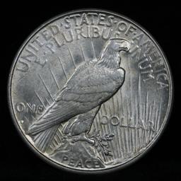 ***Auction Highlight*** 1934-d Peace Dollar $1 Graded Choice Unc By USCG (fc)