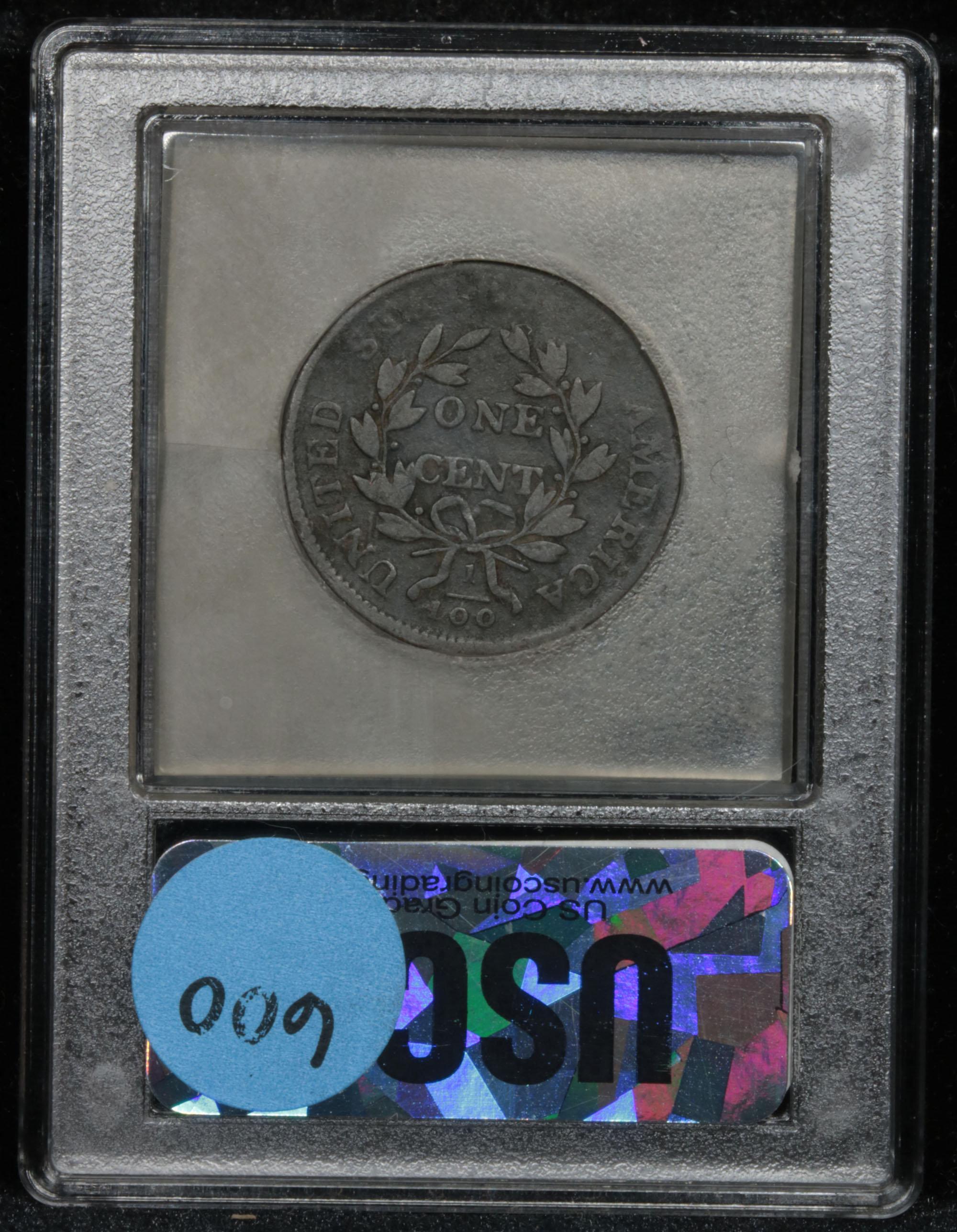 ***Auction Highlight*** 1805 Draped Bust Large Cent 1c Graded vf++ By USCG (fc)